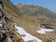 64 Alla Bocchetta Triomen (2205 m) con vista sui Laghi e Monte Ponteranica